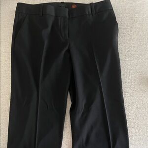 J. Crew Black Wool-Blend Trousers